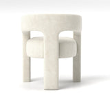 SEYNAR Modern Glam Velvet Upholstered Dining Chair, Open-Back Accent Chair Set of 4