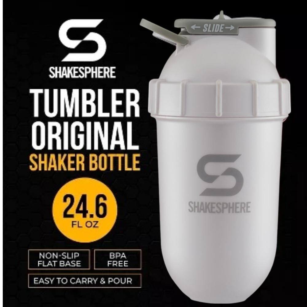 SHAKESPHERE Protein Shaker Bottle and Smoothie Cup 24 oz