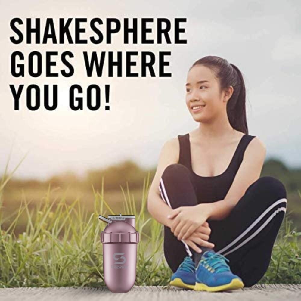 SHAKESPHERE Protein Shaker Bottle and Smoothie Cup 24 oz