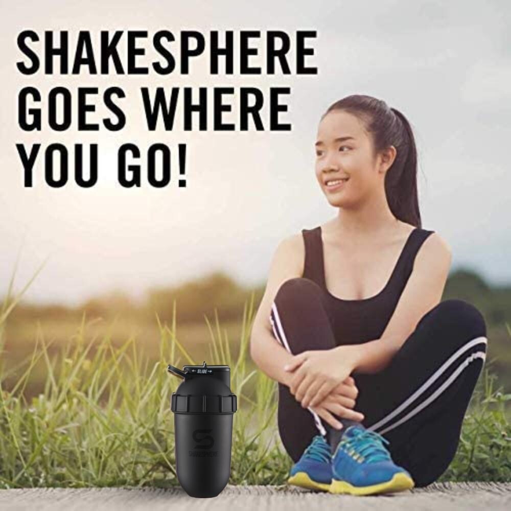SHAKESPHERE Protein Shaker Bottle and Smoothie Cup 24 oz