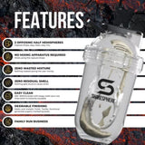SHAKESPHERE Protein Shaker Bottle and Smoothie Cup 24 oz