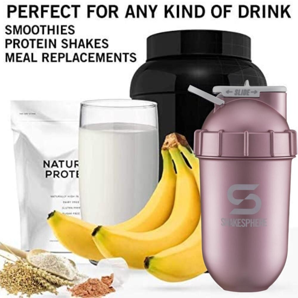 SHAKESPHERE Protein Shaker Bottle and Smoothie Cup 24 oz