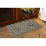 SHIRAZ NATURAL with Rubberized non-slip Backing Indoor|Outdoor Mat By Kavka Designs