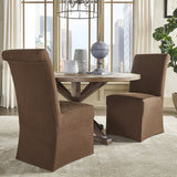 Potomac Slipcovered Rolled Back Parsons Chairs (Set of 2) by iNSPIRE Q Artisan