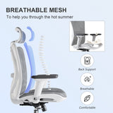 SIHOO Ergonomic Office Chair Mesh High Back Desk Chair Computer Chair,300lb, Black - 64*70*123