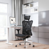 SIHOO Ergonomic Office Chair Mesh High Back Desk Chair Computer Chair,300lb, Black - 64*70*123