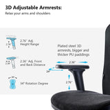 SIHOO Ergonomic Office Chair Mesh High Back Desk Chair Computer Chair,300lb, Black - 64*70*123