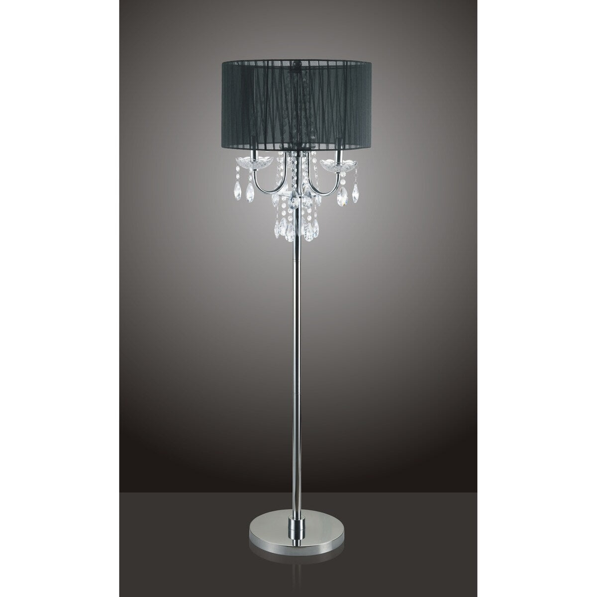 SINTCHNO Contemporary Elegant Crystal Inspired Floor Lamp - See Details - See Details