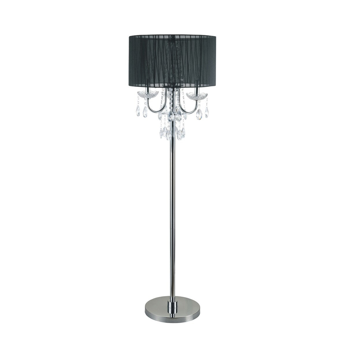 SINTCHNO Contemporary Elegant Crystal Inspired Floor Lamp - See Details - See Details
