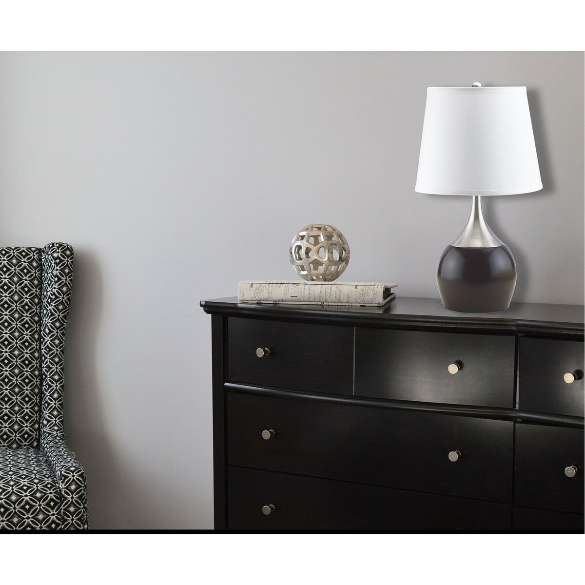 SINTECHNO Modern Espresso Touch Table Lamp - See Details - See Details