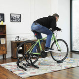 SONGMICS Indoor Bike Trainer Stand, Reduces Noise, Curvy Stable Frame