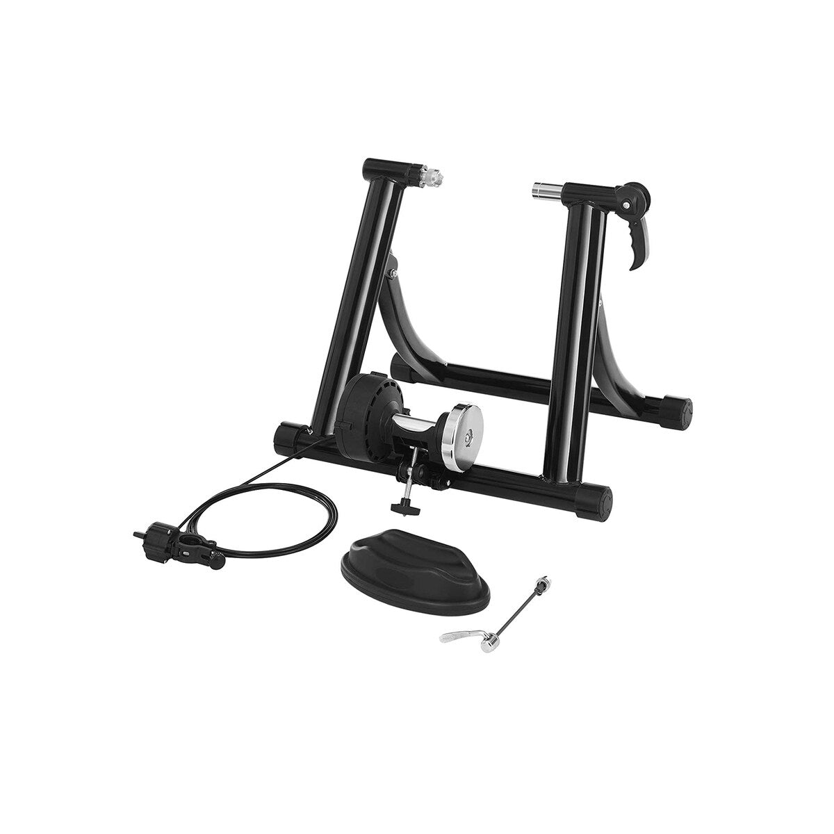 SONGMICS Indoor Bike Trainer Stand, Reduces Noise, Curvy Stable Frame