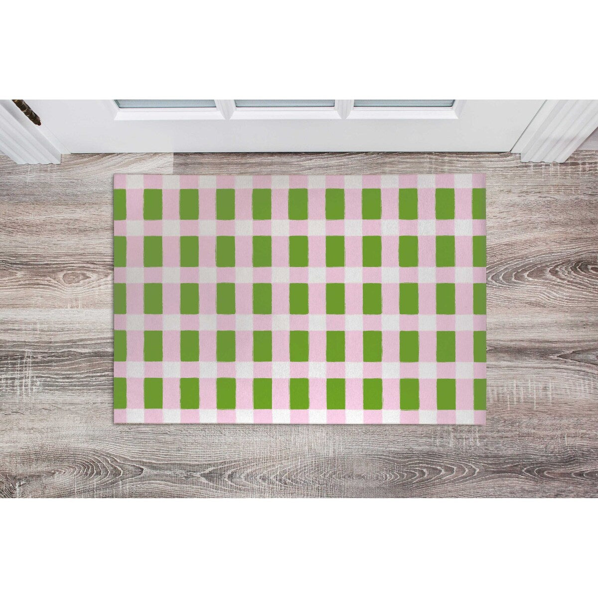 SPRING BLOCKS KIWI Doormat By Kavka Designs