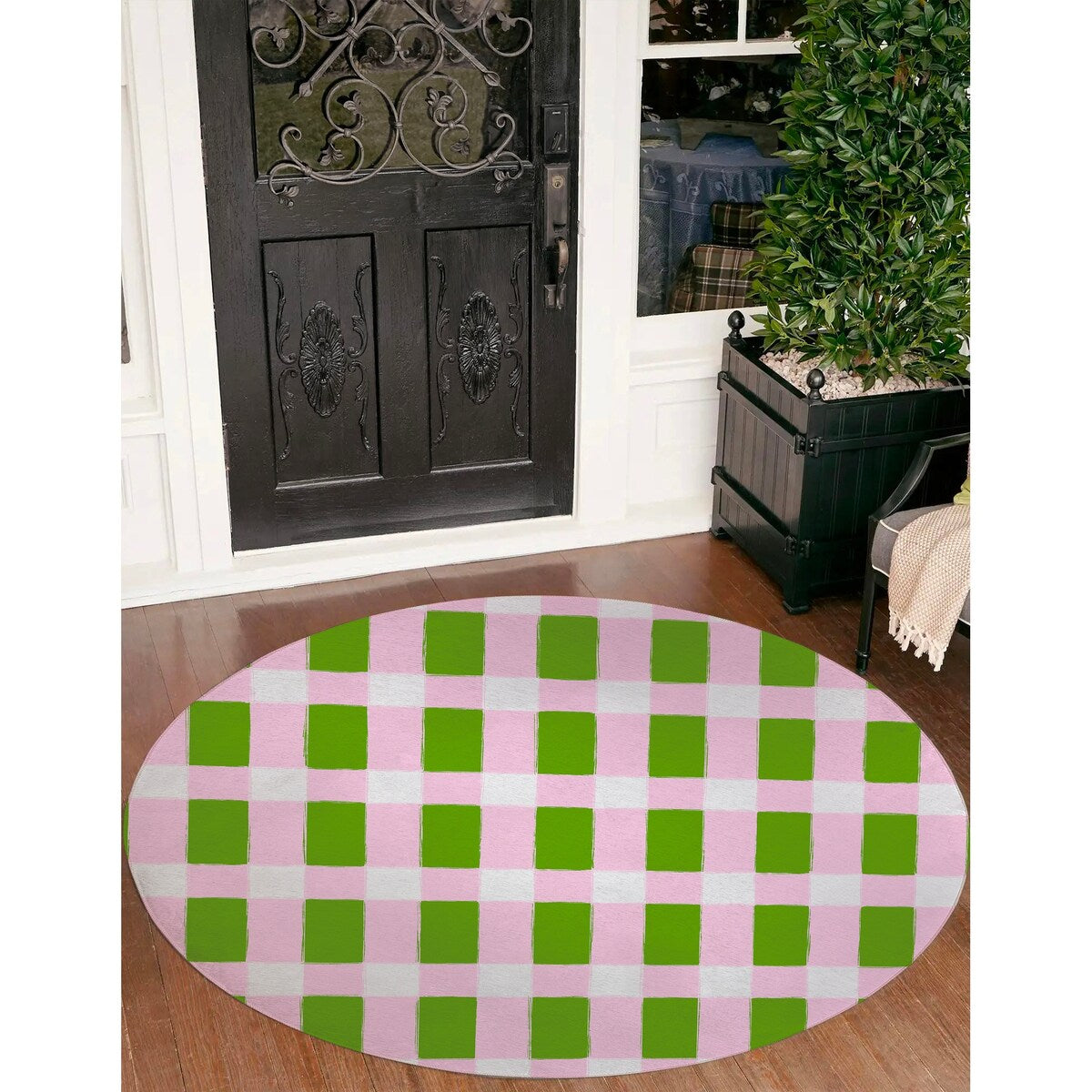 SPRING BLOCKS KIWI Doormat By Kavka Designs