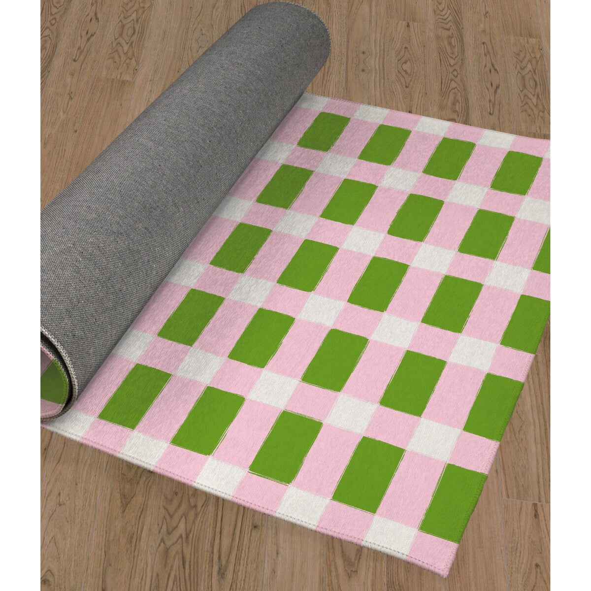 SPRING BLOCKS KIWI Doormat By Kavka Designs