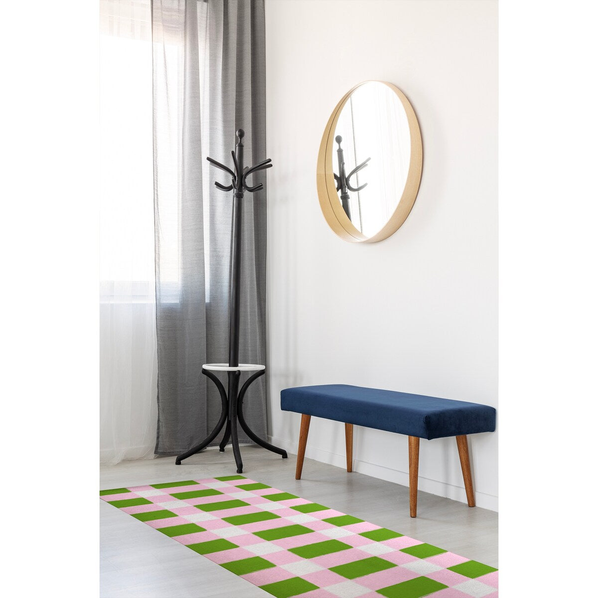 SPRING BLOCKS KIWI Doormat By Kavka Designs