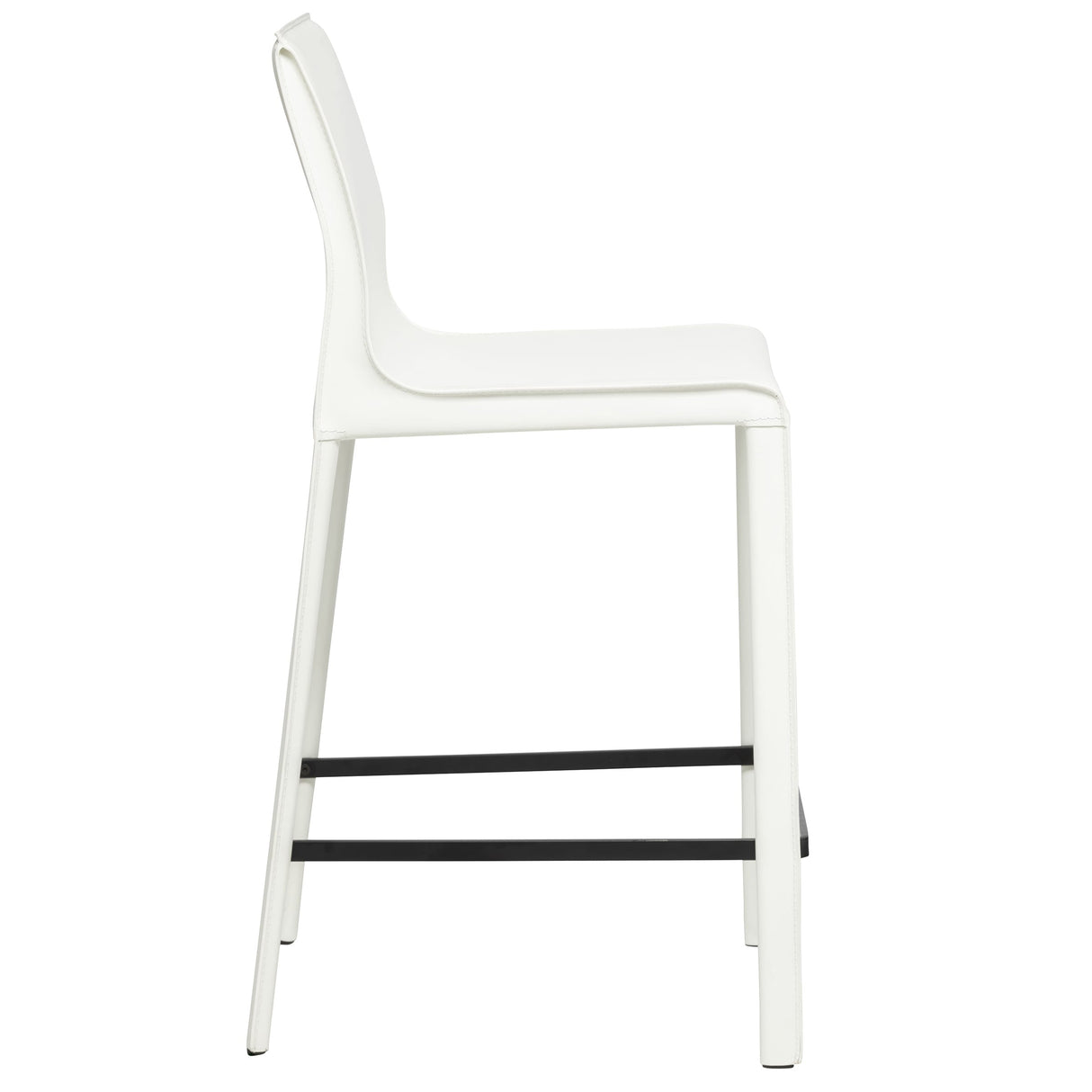 STAN Modern Leather Counter Stool