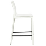 STAN Modern Leather Counter Stool