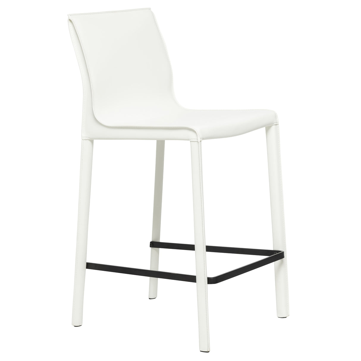 STAN Modern Leather Counter Stool