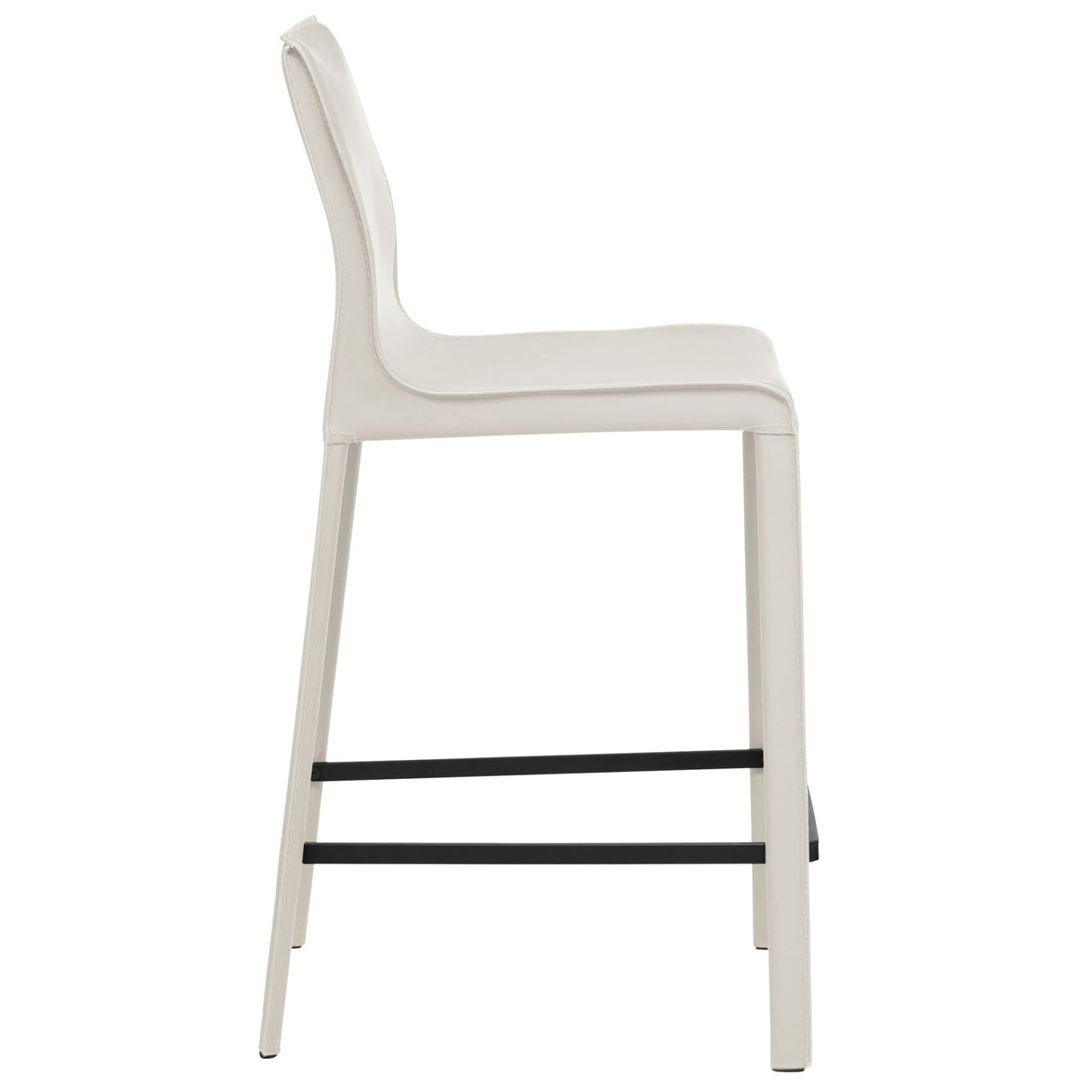STAN Modern Leather Counter Stool