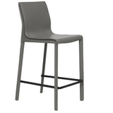 STAN Modern Leather Counter Stool