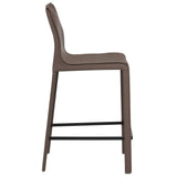 STAN Modern Leather Counter Stool