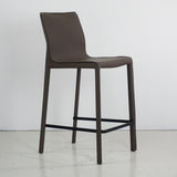 STAN Modern Leather Counter Stool
