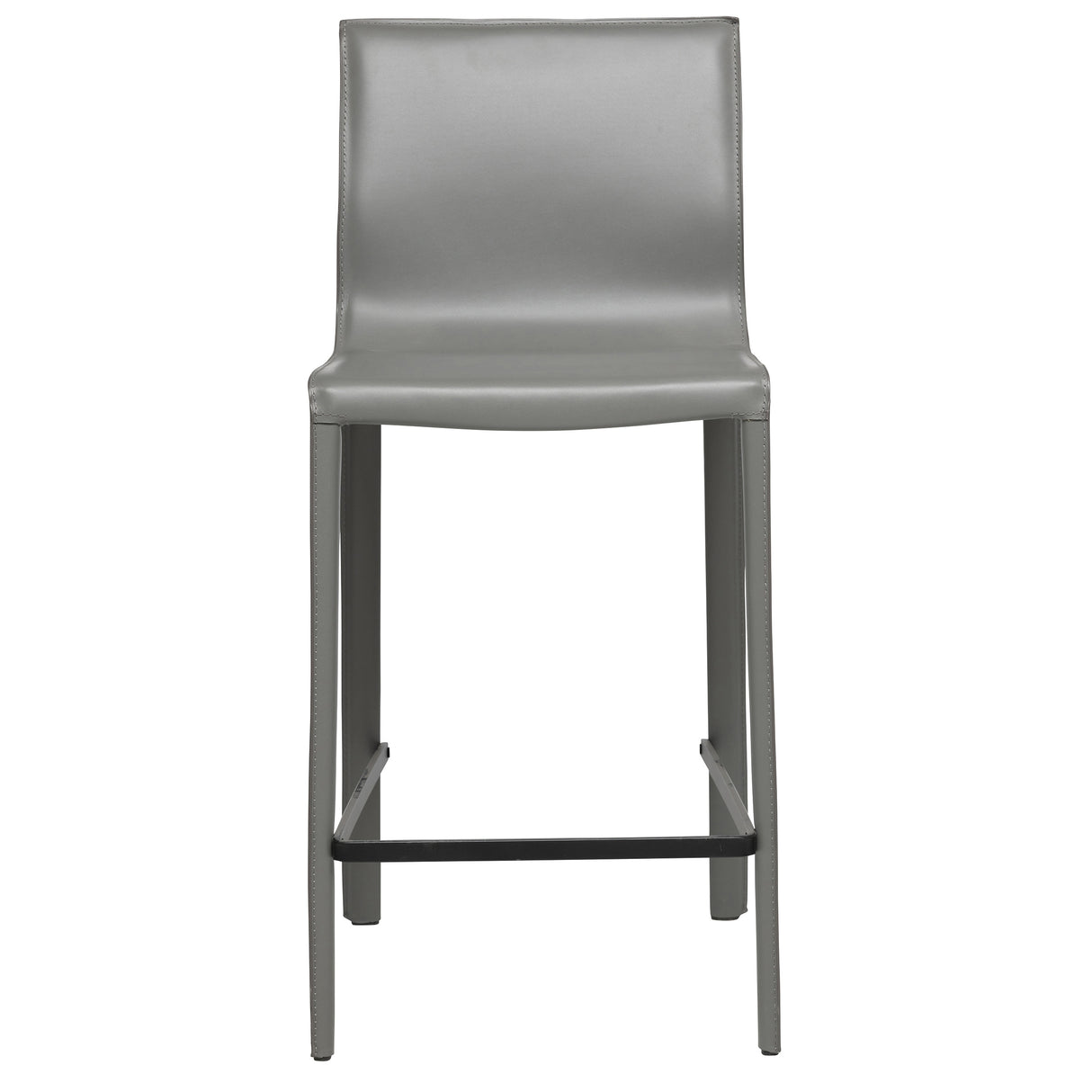 STAN Modern Leather Counter Stool