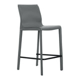 STAN Modern Leather Counter Stool