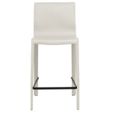 STAN Modern Leather Counter Stool
