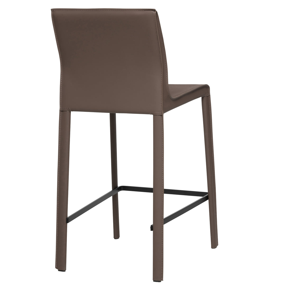 STAN Modern Leather Counter Stool