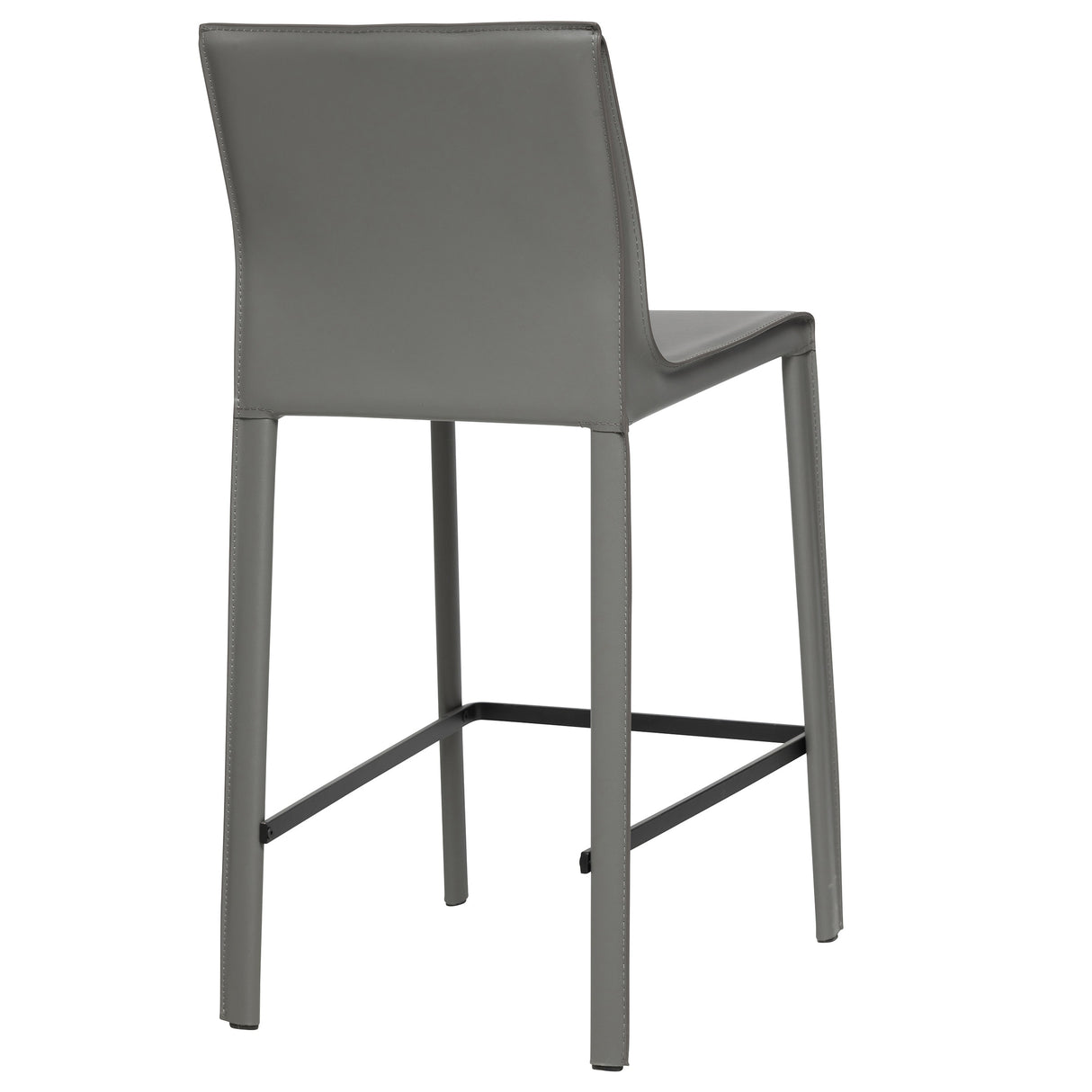 STAN Modern Leather Counter Stool