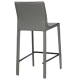 STAN Modern Leather Counter Stool