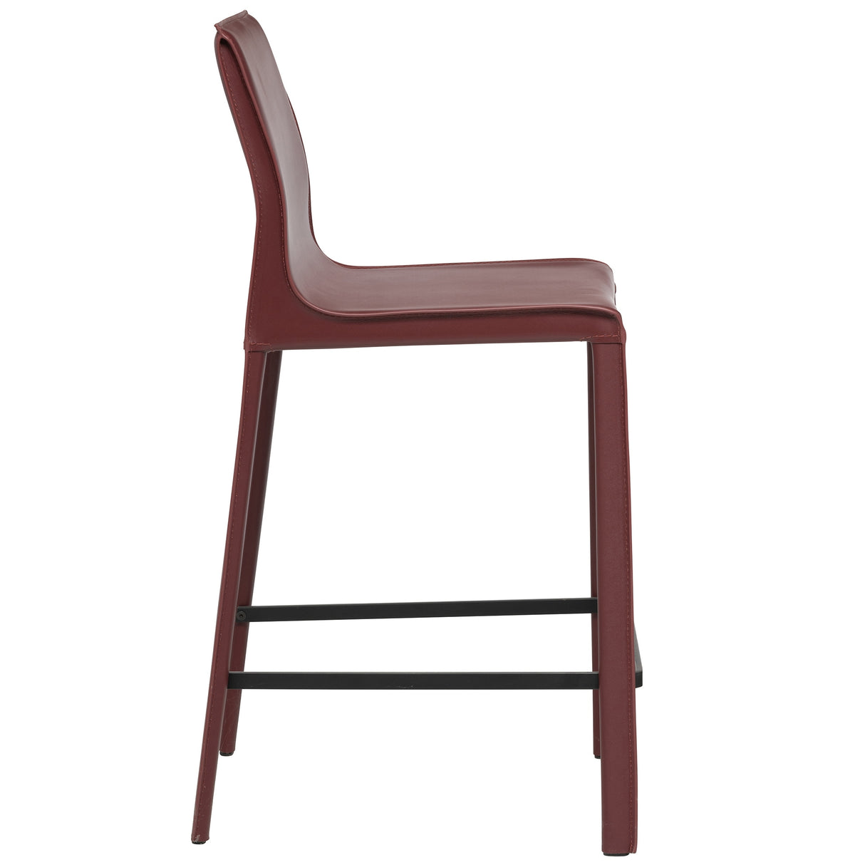 STAN Modern Leather Counter Stool