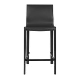STAN Modern Leather Counter Stool