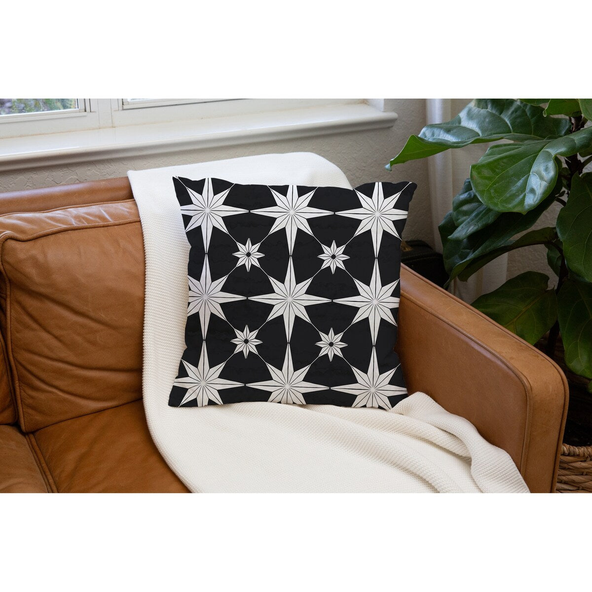 STAR STRUCK CHARCOAL Accent Pillow by Kavka Designs