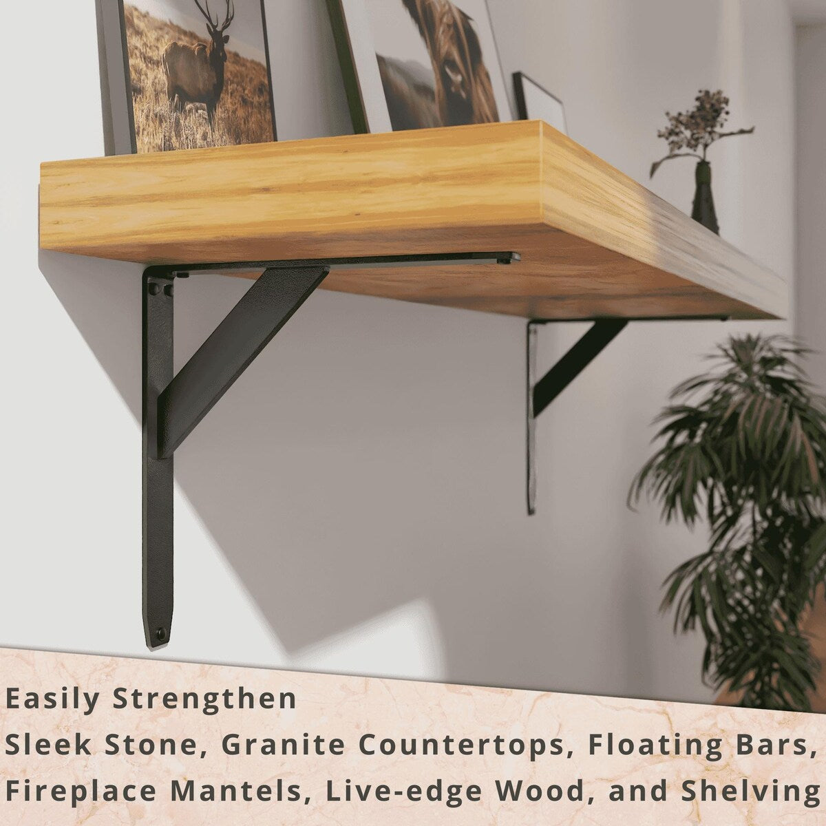 STARBY JetStream Heavy Duty Shelf Bracket Kit (Set of 2)