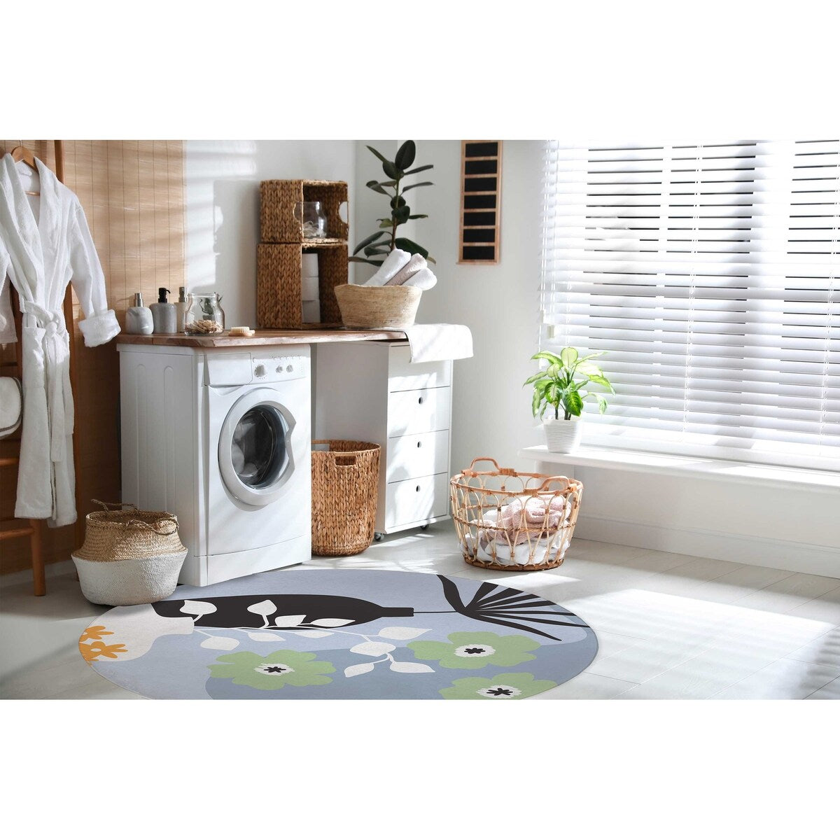 STILL SKY Laundry Mat By Kavka Designs