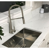 STYLISH Kitchen Faucet,One Handle,Brushed Nickel, Pull down, K108B - 19" x 7,12"