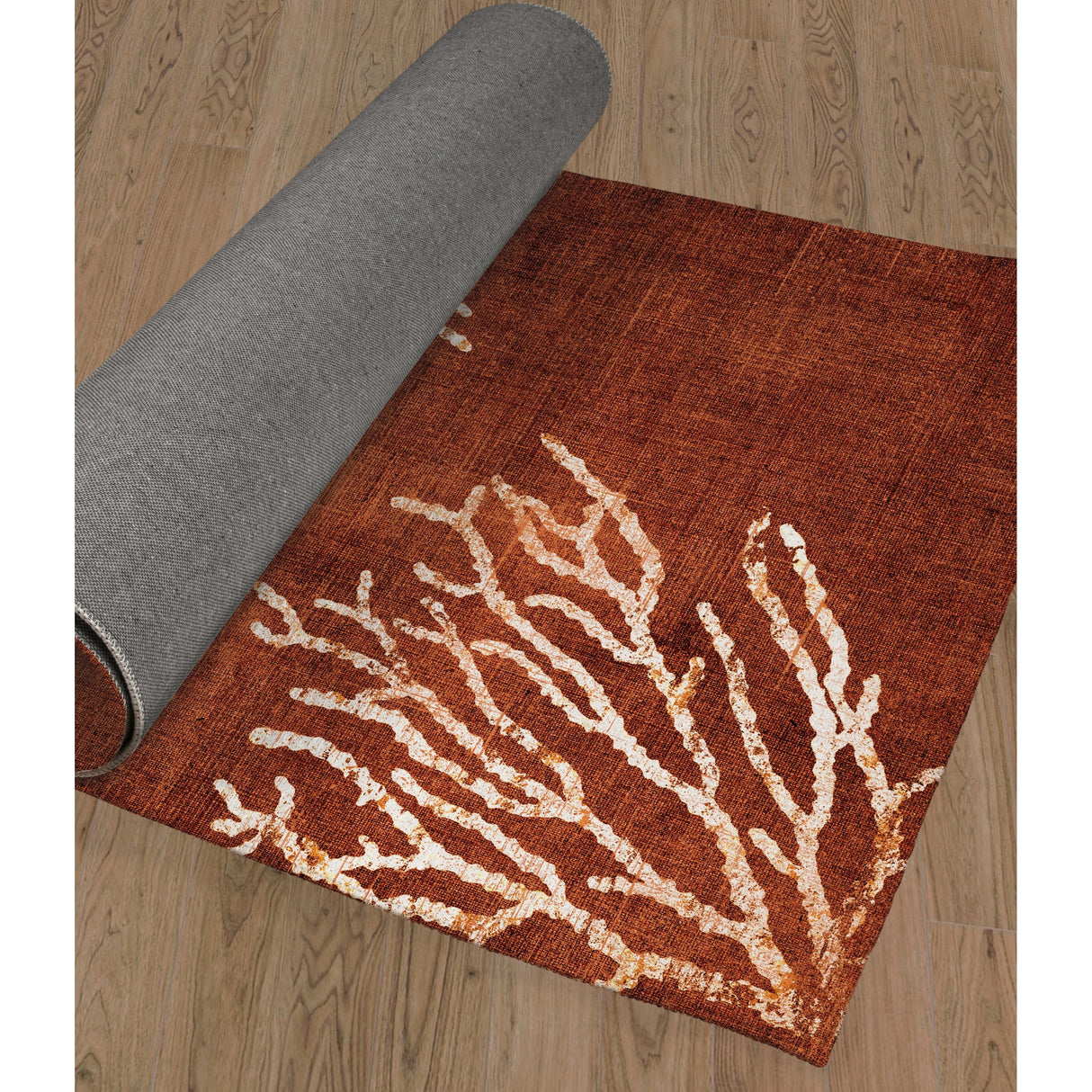 SULTANA BURNT ORANGE DESTRESSED Area Rug by Kavka Designs