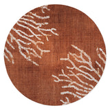 SULTANA BURNT ORANGE DESTRESSED Area Rug by Kavka Designs