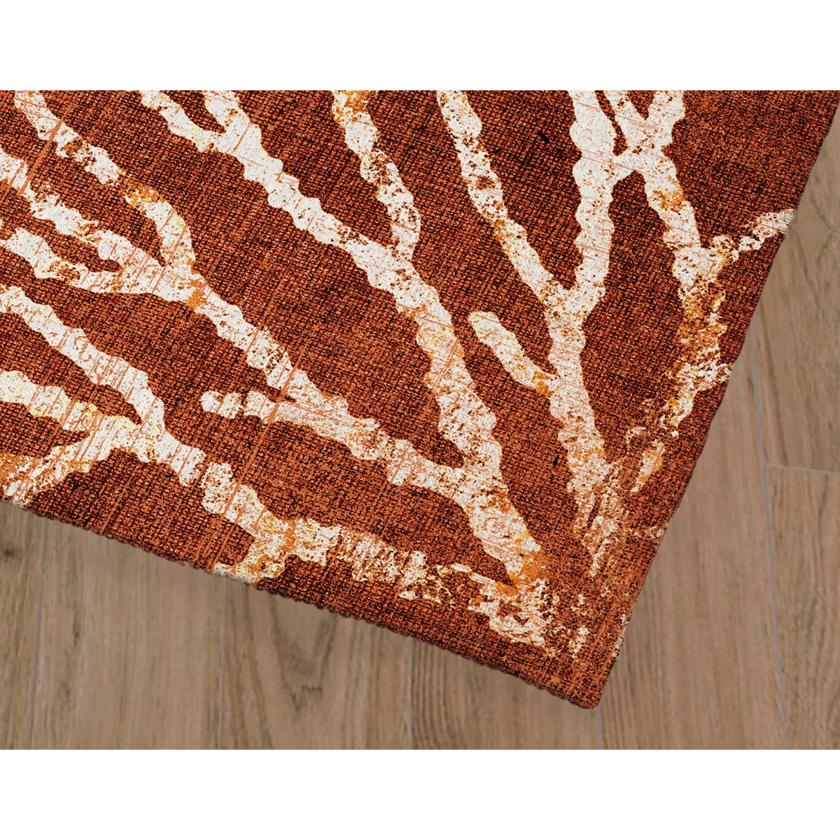 SULTANA BURNT ORANGE DESTRESSED Area Rug by Kavka Designs