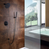 SUMERAIN Matte Black Shower Faucet Set System