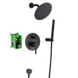 SUMERAIN Matte Black Shower Faucet Set System