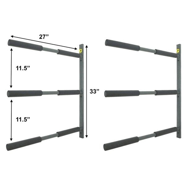 SUP Rack 3 Paddleboard Wall Storage