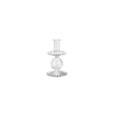 Sabadell Swirl Glass Taper Candle Holders, Set of 2