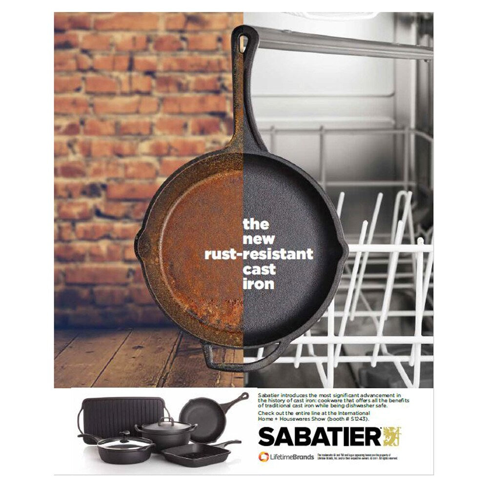 Sabatier Pre-seasoned Rust Resistant Cast Iron Cookware (5 Piece Set)