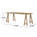 Sabine Farmhouse 7 Piece Wood Dining Set by Christopher Knight Home