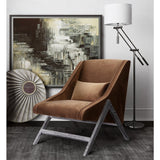Sabrina Pecan Velvet Chair