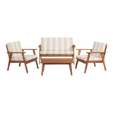 Saco Outdoor Striped Chat Set